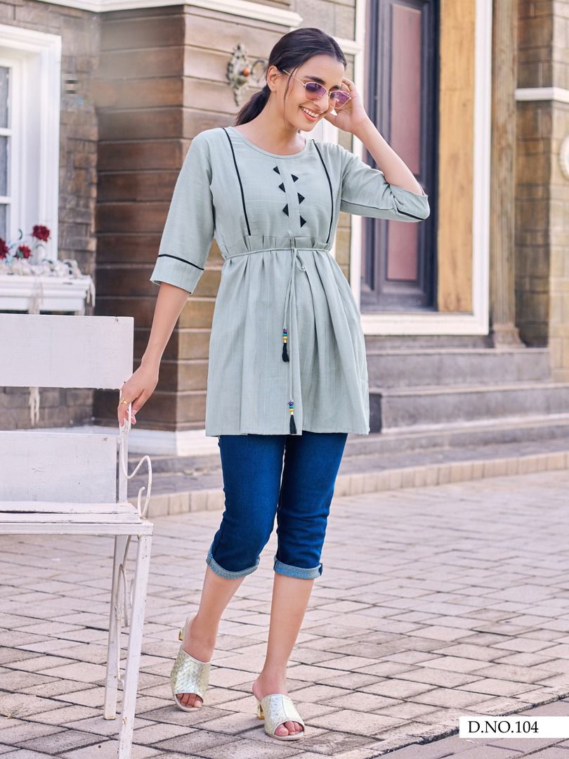 Slub Tops - Light Grey