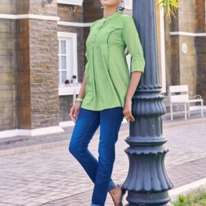 Slub Tops - Light Green