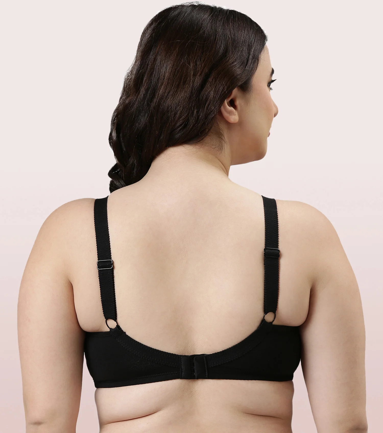 BRA | NON-PADDED | WIREFREE | FULL COVERAGE| BLACK - Image 3