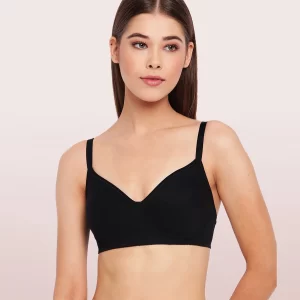 BRA | NON-PADDED | WIREFREE | SIDE SUPPORT SHAPER | BLACK