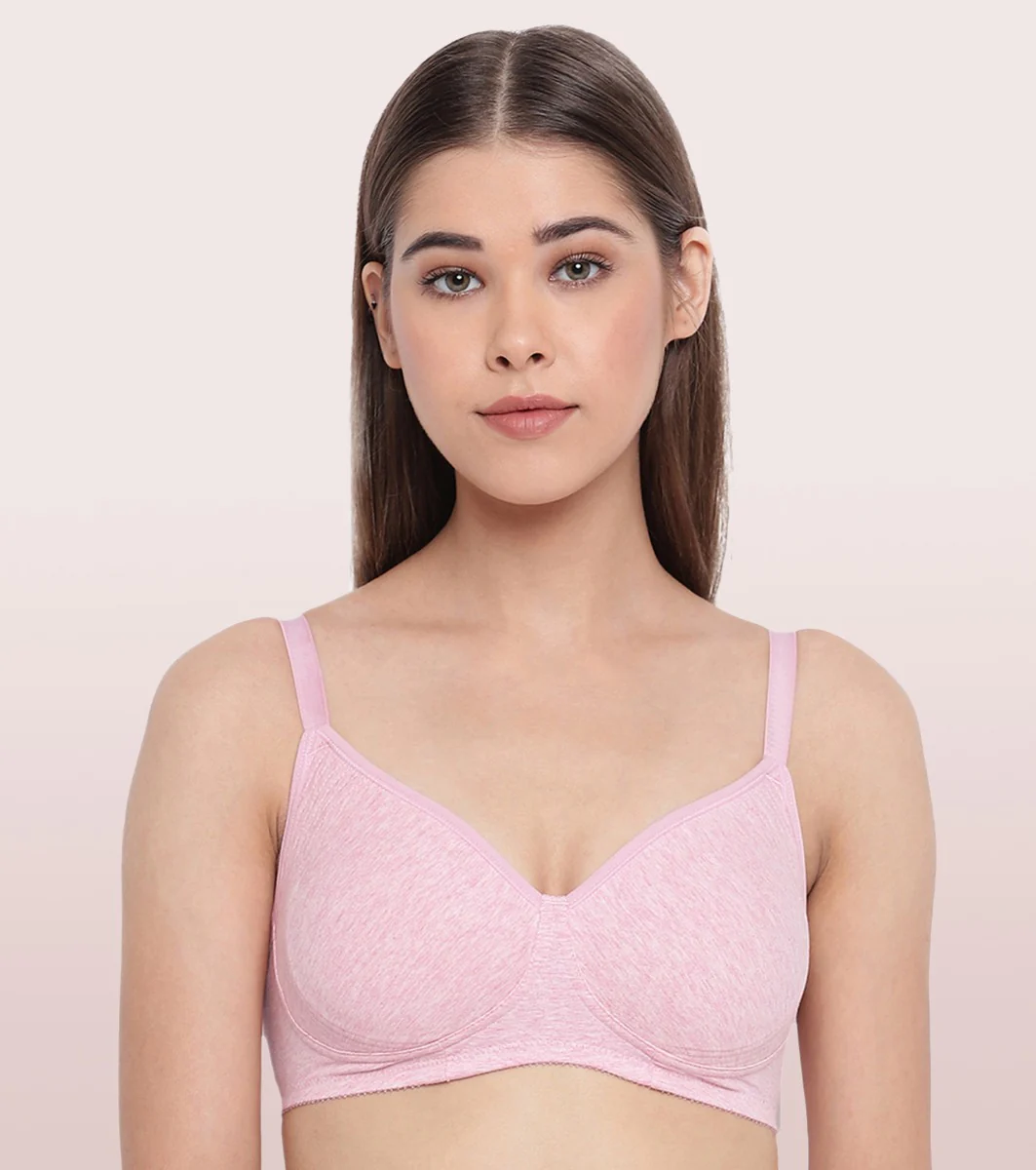 BRA | NON-PADDED | WIREFREE | SIDE SUPPORT SHAPER | ORCHID MELANGE
