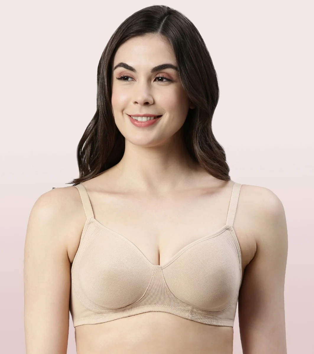 BRA | NON-PADDED | WIREFREE | SIDE SUPPORT SHAPER | PALE SKIN