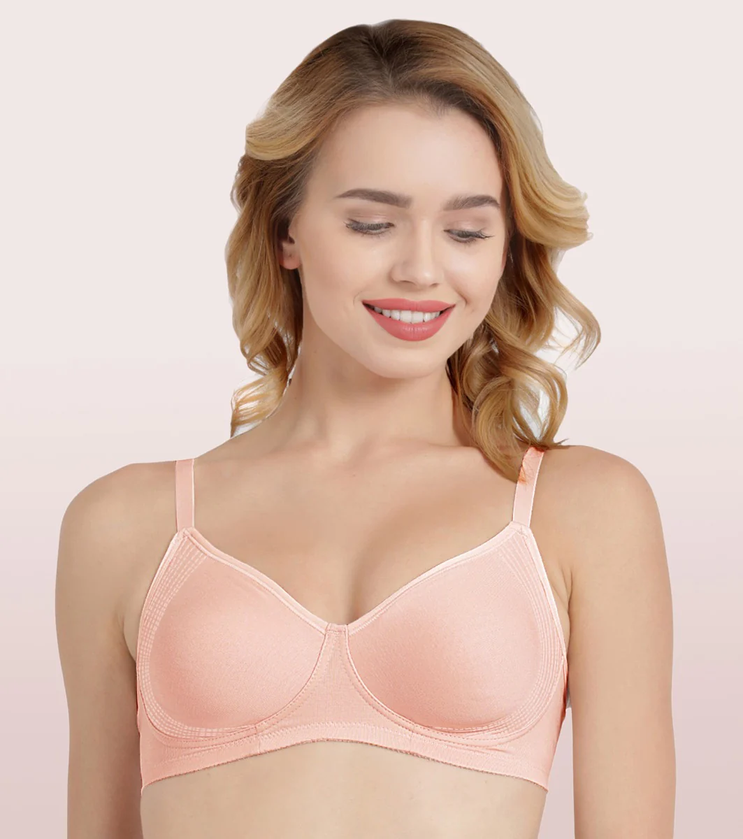 BRA | NON-PADDED | WIREFREE | SIDE SUPPORT SHAPER | PEARL
