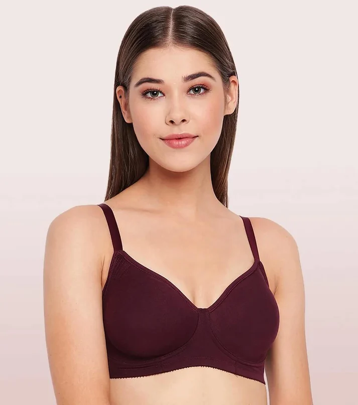BRA | NON-PADDED | WIREFREE | SIDE SUPPORT SHAPER | PURPLE