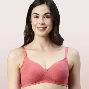 BRA | NON-PADDED | WIREFREE | SIDE SUPPORT SHAPER | TOMATO MELANGE