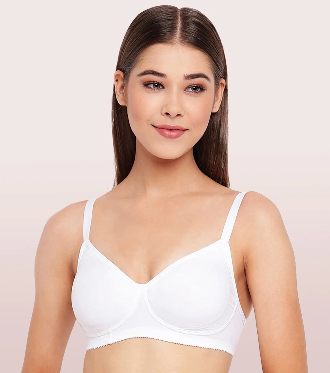 BRA | NON-PADDED | WIREFREE | SIDE SUPPORT SHAPER | WHITE