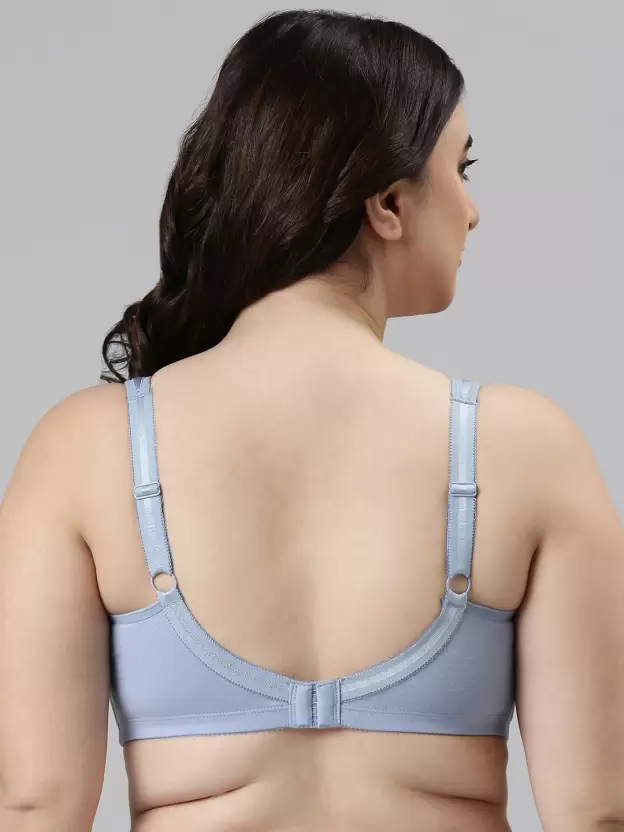 ENAMOR BRA | NON-PADDED | MINIMIZER | FULL SUPPORT | FULL COVERAGE | CHAMBRAY MELANGE - Image 3