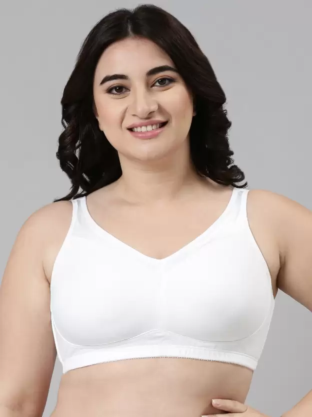 BRA | NON-PADDED | MINIMIZER | FULL SUPPORT | FULL COVERAGE | WHITE