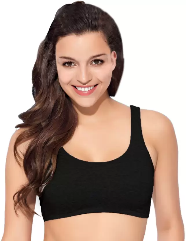 BRA | NON-PADDED | LOW IMPACT | SPORTS TYPE | BLACK