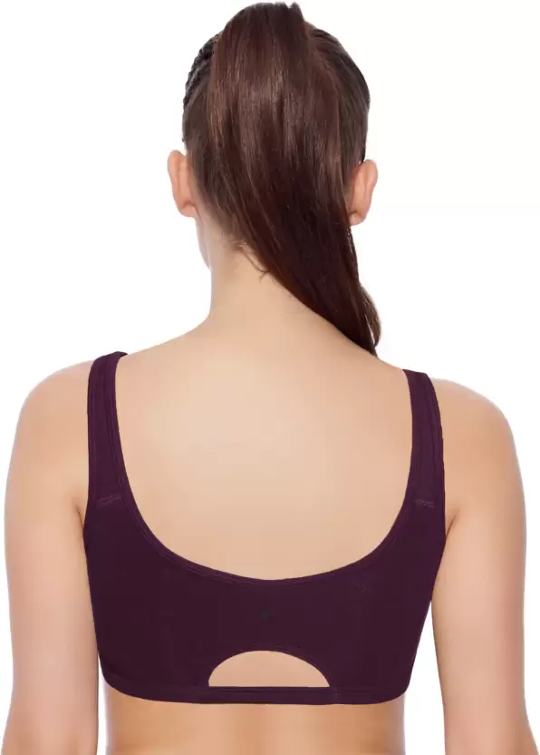 BRA | NON-PADDED | LOW IMPACT | SPORTS TYPE | GRAPE WINE - Image 3