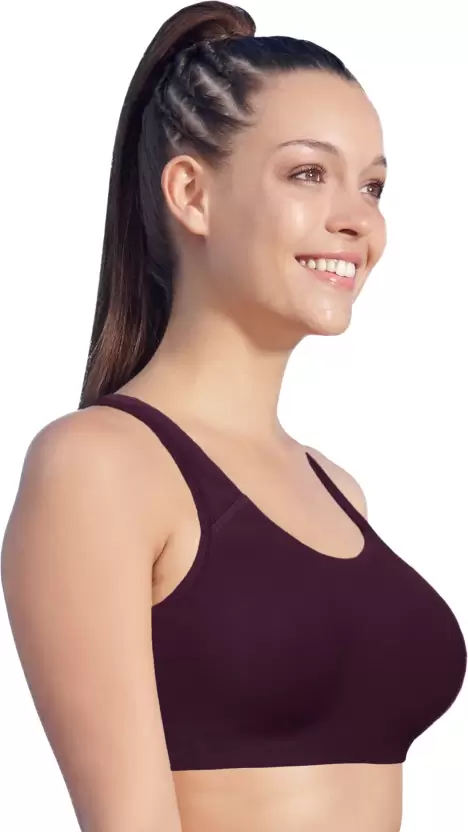 BRA | NON-PADDED | LOW IMPACT | SPORTS TYPE | GRAPE WINE - Image 2