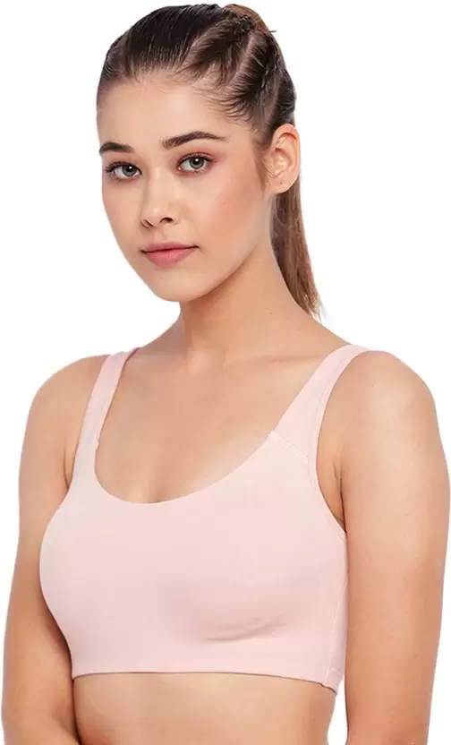 BRA | NON-PADDED | LOW IMPACT | SPORTS TYPE | PEARL (LIGHT PINK) - Image 2