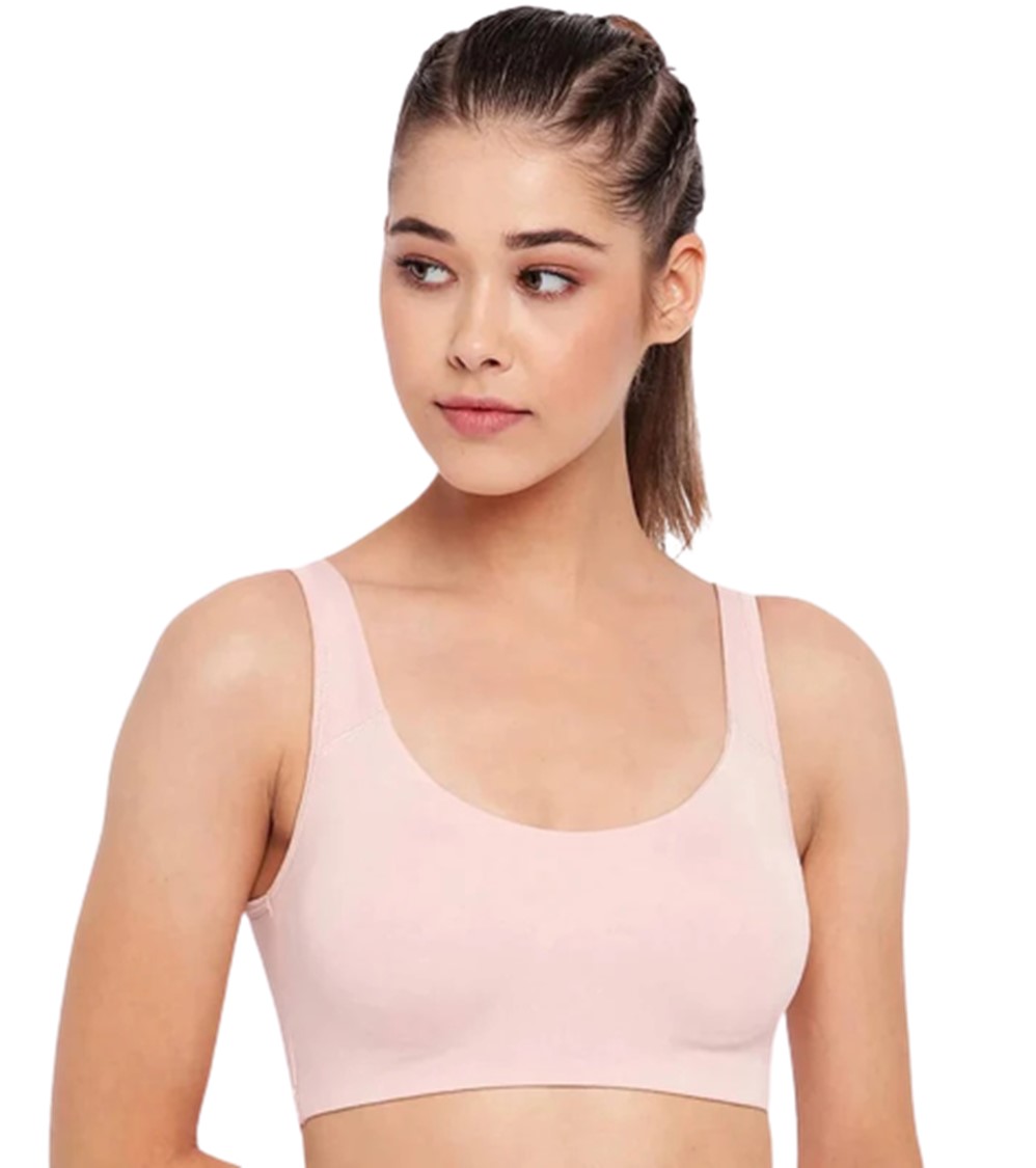 BRA | NON-PADDED | LOW IMPACT | SPORTS TYPE | PEARL (LIGHT PINK)